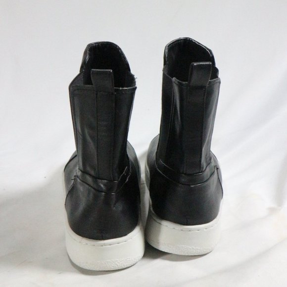 LFL by LUST FOR LIFE Black Vegan Leather Slip On Sneaker Boots Sz 10 - Picture 7 of 12